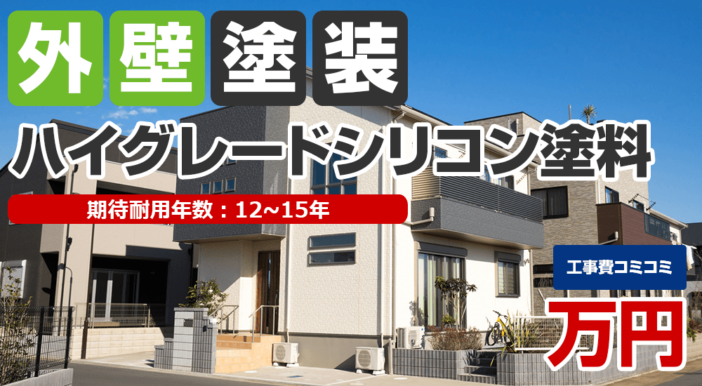 ハイグレードシリコン塗料塗装 750000万円